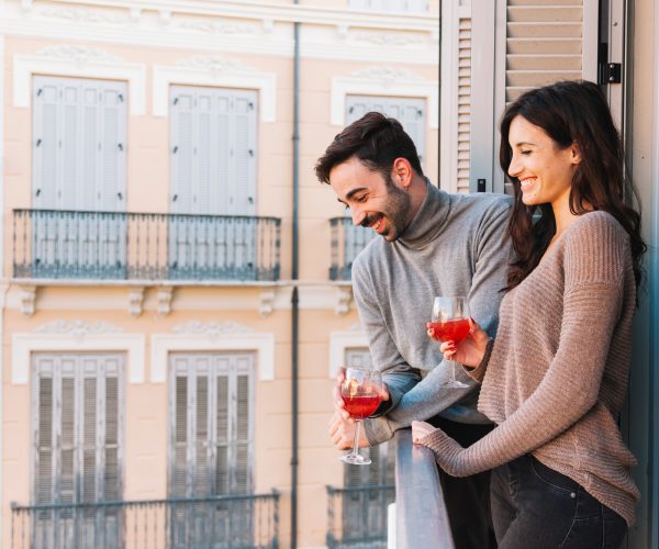 Securing a Parking Space in a Competitive Building